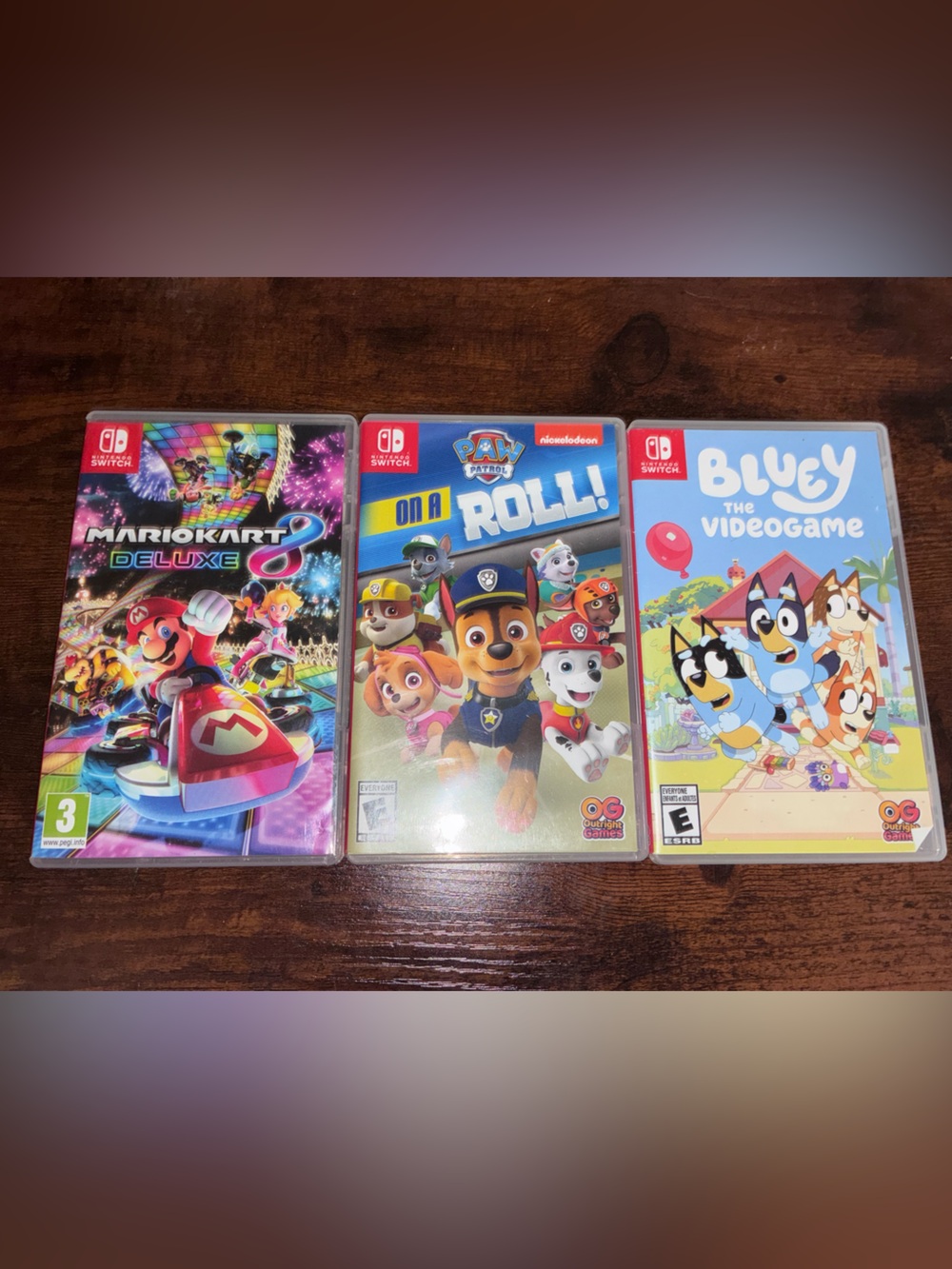 Nintendo Switch Mario Kart 8 Deluxe- Mario Racing Game, Paw Patrol and Bluey!